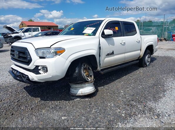 3TYCZ5AN3NT058025 2022 TOYOTA TACOMA Белый Передняя левая четверть