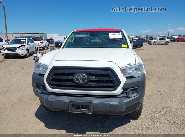3TYRX5GN2MT011381 2021 TOYOTA TACOMA White ხელსაწყოთა პანელის ხედი