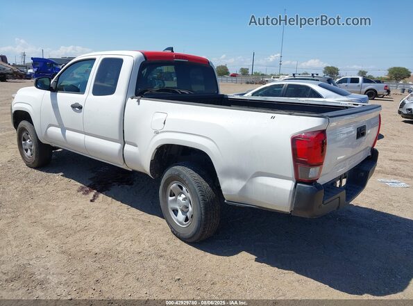 3TYRX5GN2MT011381 2021 TOYOTA TACOMA White უკანა მარცხენა