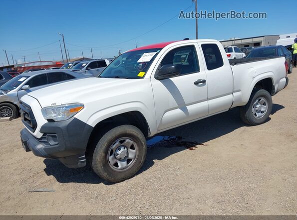 3TYRX5GN2MT011381 2021 TOYOTA TACOMA White წინა მარცხენა ხედი სამი მეოთხედიდან