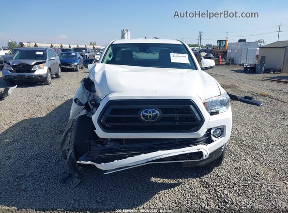 3TYSX5EN6MT006463 2021 TOYOTA TACOMA White უკანა სალონის ხედი