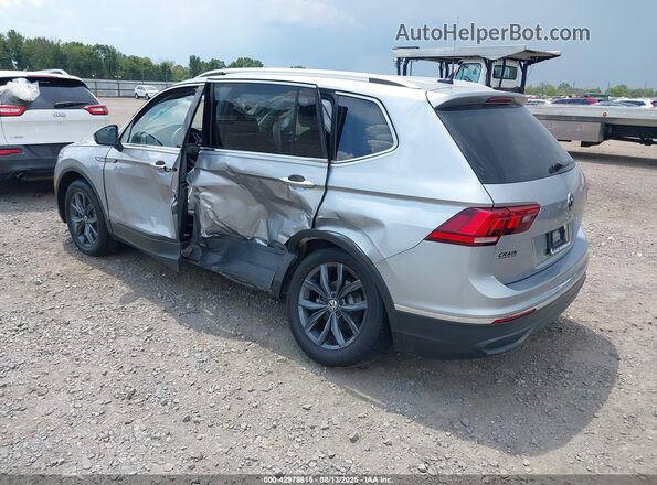 3VV3B7AX4PM006680 2023 VOLKSWAGEN TIGUAN Серебряный Задняя левая четверть
