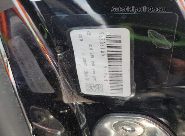 3VV3B7AX6NM120225 2022 VOLKSWAGEN TIGUAN Black VIN კოდის სტიკერის ხედი