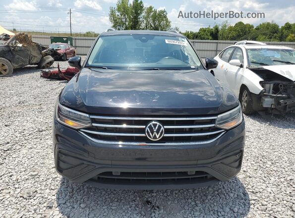 3VV3B7AX6NM120225 2022 VOLKSWAGEN TIGUAN Black წინა ხედი