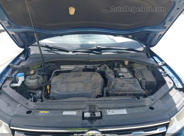 3VV3B7AX8JM188259 2018 VOLKSWAGEN TIGUAN Синий 