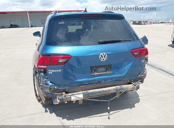 3VV3B7AX8JM188259 2018 VOLKSWAGEN TIGUAN Синий 