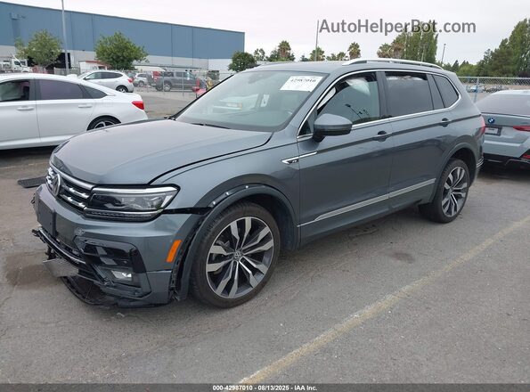 3VV4B7AX7MM158789 2021 VOLKSWAGEN TIGUAN Gray Առջևի ձախ երեք քառորդ տեսարան
