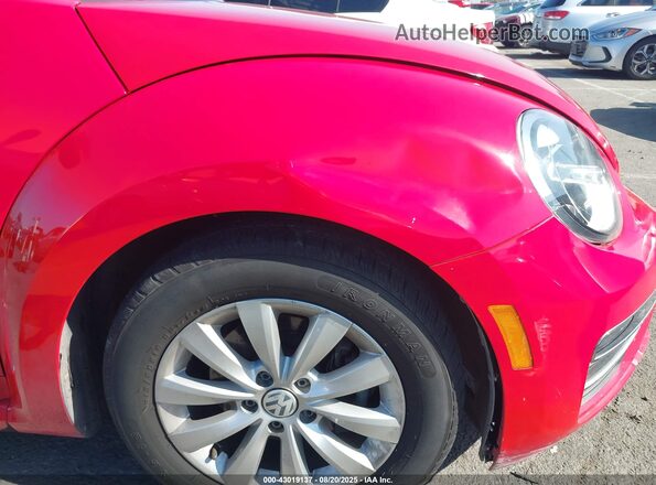 3VW5DAAT6JM516013 2018 VOLKSWAGEN BEETLE Red 