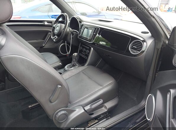3VW5DAATXKM502391 2019 VOLKSWAGEN BEETLE Black Widok wnętrza z przodu