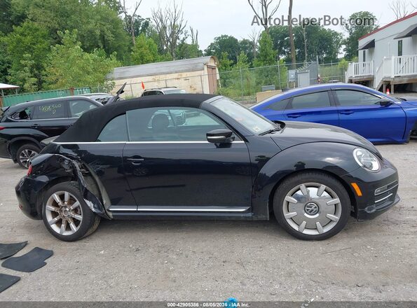 3VW5DAATXKM502391 2019 VOLKSWAGEN BEETLE Black Widok wnętrza z tyłu