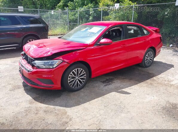3VWC57BU0MM075675 2021 VOLKSWAGEN JETTA Red Передня ліва чверть