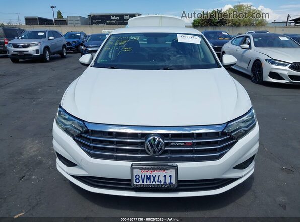 3VWC57BU8MM000206 2021 VOLKSWAGEN JETTA Белый Вид задней части салона