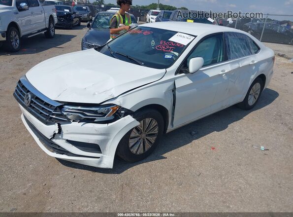 3VWCB7BU4LM042508 2020 VOLKSWAGEN JETTA White Առջևի ձախ երեք քառորդ տեսարան