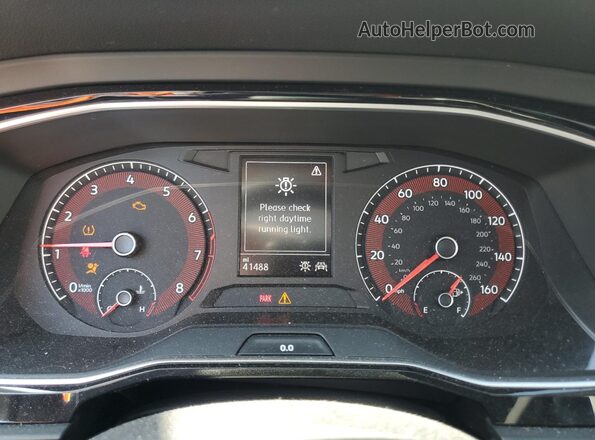 3VWN57BU4MM044311 2021 VOLKSWAGEN JETTA White Instrument cluster view