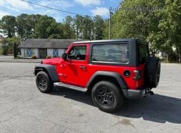 1C4GJXAGXJWXXXXXX 2018 JEEP WRANGLER Красный 