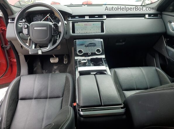 SALYL2EXXKA795205 2019 LAND ROVER RANGE ROVER Red Vista del cuadro de instrumentos