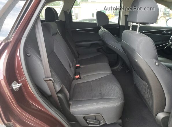 5XYPG4A30JG400159 2018 KIA SORENTO Burgundy 