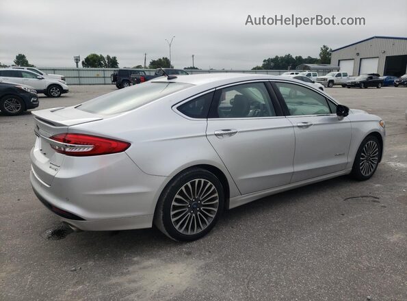 3FA6P0RU4JR128504 2018 FORD FUSION Silver 