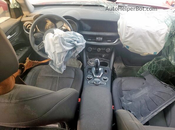 ZASPAJAN4M7C98598 2021 ALFA ROMEO STELVIO Red ხელსაწყოთა პანელის ხედი