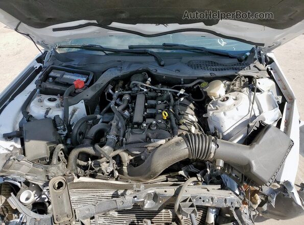 1FA6P8THXM5107027 2021 FORD MUSTANG Белый Вид подкапотного пространства