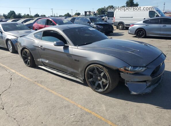 1FA6P8CF2M5156348 2021 FORD MUSTANG Gray Vista frontal