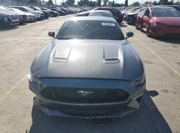 1FA6P8CF2M5156348 2021 FORD MUSTANG Gray Vista trasera