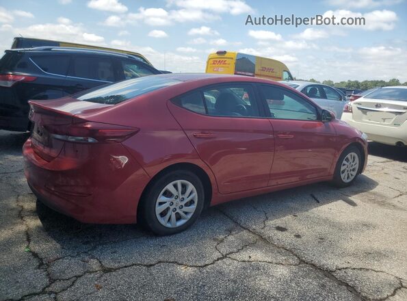 5NPD74LF5JH314462 2018 HYUNDAI ELANTRA Red 