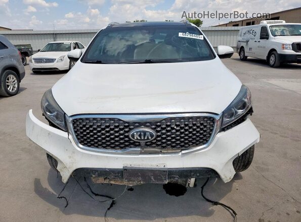 5XYPK4A51JG386711 2018 KIA SORENTO Белый 
