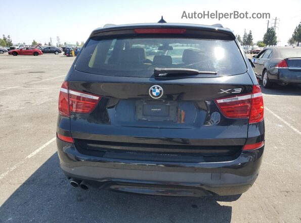 5UXWZ7C50H0V86015 2017 BMW X3 Black Vista interior delantera