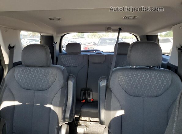 KM8R2DHE2LU028285 2020 HYUNDAI PALISADE Черный Вид задней части салона