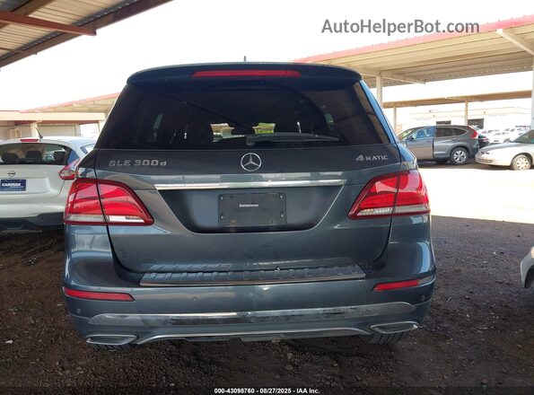 4JGDA0EB4GA674550 2016 MERCEDES-BENZ GLE 300D Gray 