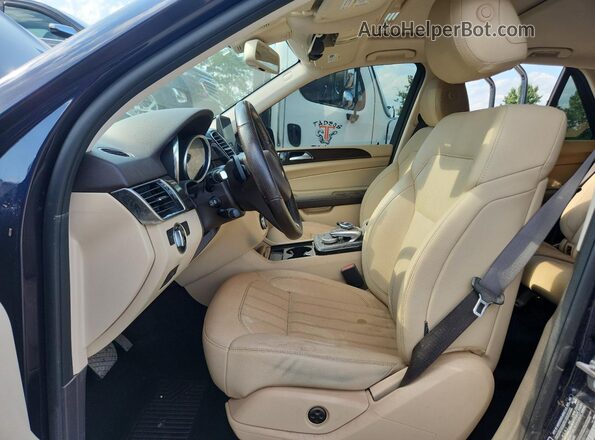 4JGDA5HB3JB071082 2018 MERCEDES-BENZ GLE Синий 