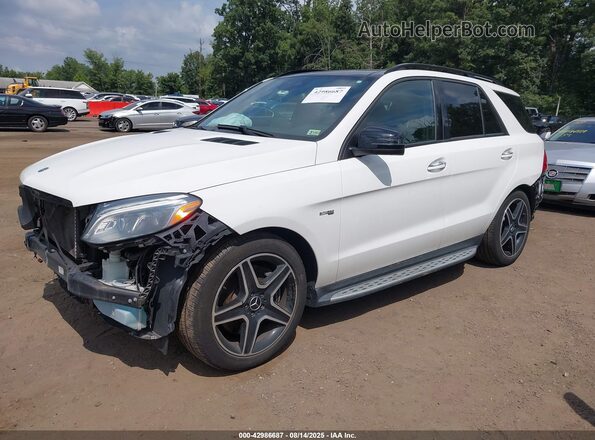 4JGDA6EB8JB114583 2018 MERCEDES-BENZ AMG GLE 43 White წინა მარცხენა ხედი სამი მეოთხედიდან
