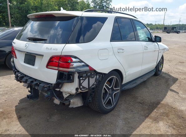 4JGDA6EB8JB114583 2018 MERCEDES-BENZ AMG GLE 43 White უკანა მარჯვენა