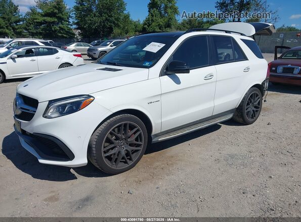 4JGDA7FB3JB102099 2018 MERCEDES-BENZ AMG GLE 63 White Przód lewy