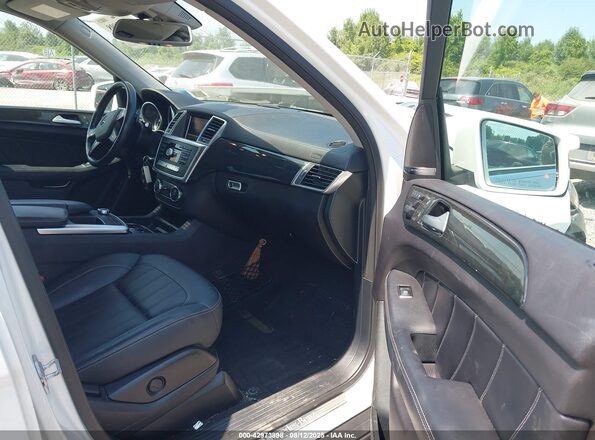 4JGDF6EE2GA629959 2016 MERCEDES-BENZ GL 450 White წინა სალონის ხედი