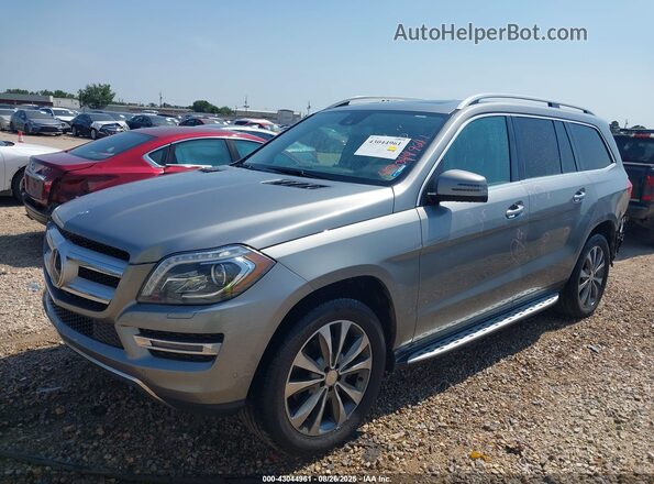4JGDF6EE5GA681134 2016 MERCEDES-BENZ GL 450 Серый Передняя левая четверть