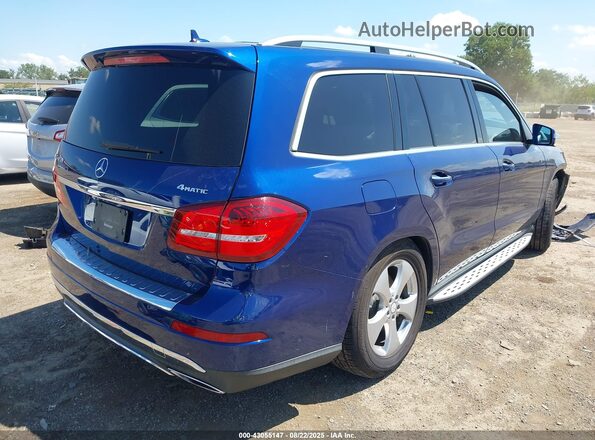 4JGDF6EE6HA834847 2017 MERCEDES-BENZ GLS 450 Blue Հետևի աջ