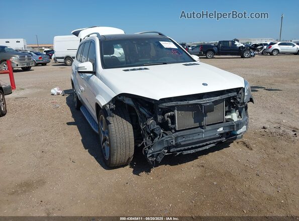 4JGDF7DE3HA773643 2017 MERCEDES-BENZ GLS 550 Белый Вид спереди