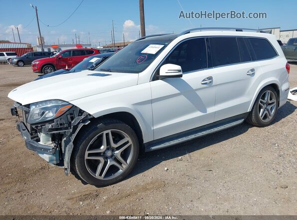 4JGDF7DE3HA773643 2017 MERCEDES-BENZ GLS 550 Белый Передняя левая четверть