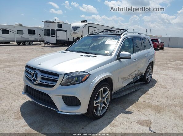 4JGDF7DE6KB224004 2019 MERCEDES-BENZ GLS 550 Silver Front left