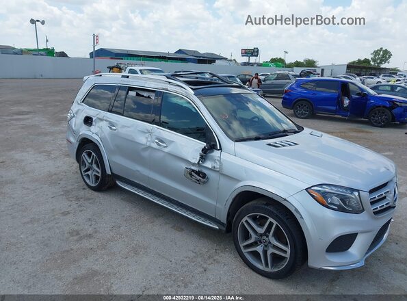 4JGDF7DE6KB224004 2019 MERCEDES-BENZ GLS 550 Silver Front view