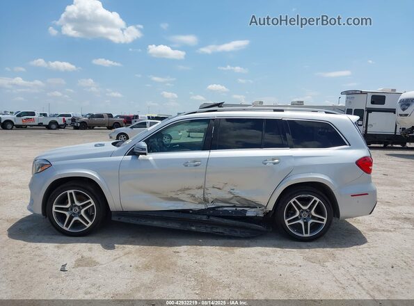 4JGDF7DE6KB224004 2019 MERCEDES-BENZ GLS 550 Silver Rear interior view