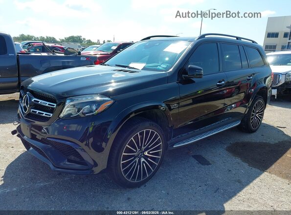 4JGDF7FEXJB157953 2018 MERCEDES-BENZ AMG GLS 63 Black Առջևի ձախ երեք քառորդ տեսարան