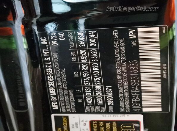 4JGFB4FB4SB316833 2025 MERCEDES-BENZ GLE Black 