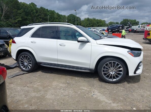 4JGFB4GB2RB217033 2024 MERCEDES-BENZ GLE 450 PLUG-IN HYBRID Белый Панорамный вид салона 360°