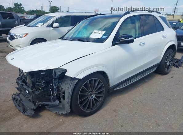 4JGFB4JB4MA483872 2021 MERCEDES-BENZ GLE 350 White Vista tres cuartos delantera izquierda