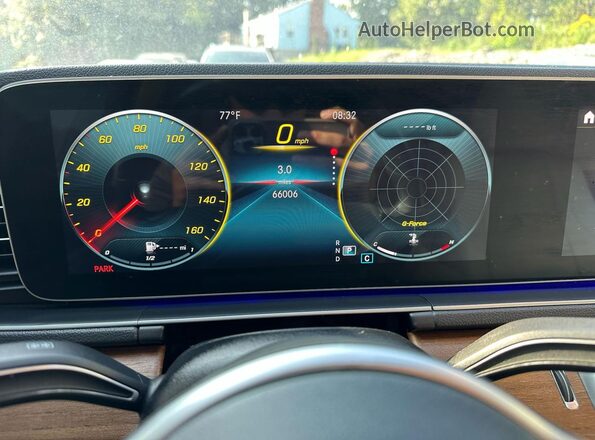 4JGFB4JB5NA579155 2022 MERCEDES-BENZ GLE-CLASS White Вид панелі приладів