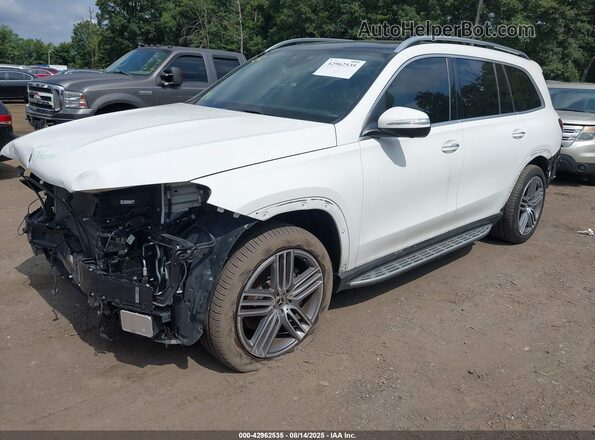 4JGFF5KE6MA481575 2021 MERCEDES-BENZ GLS 450 White Front left