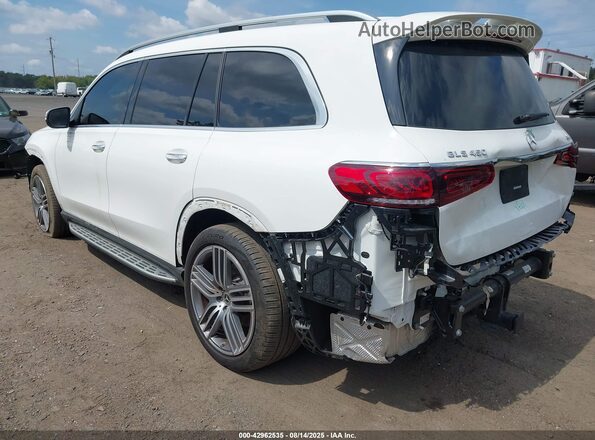 4JGFF5KE6MA481575 2021 MERCEDES-BENZ GLS 450 White Rear left